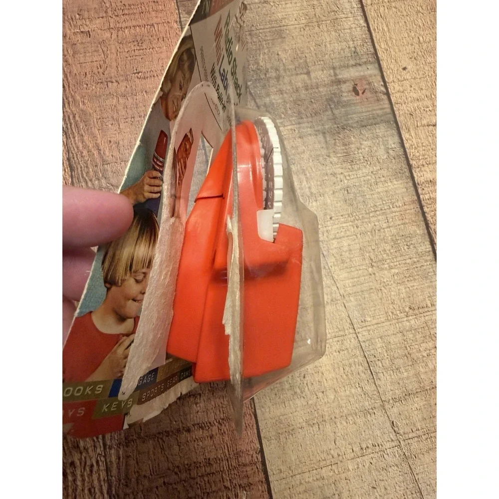 Vintage USA Made Orange DYMO Radio Shack 3/8